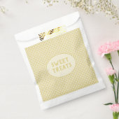 Vintages gelbes Prüfbrett-Muster Geschenktütchen (Versiegelt)