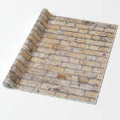 Vintages Gelbziegeldesign Geschenkpapier (Ungerollt)