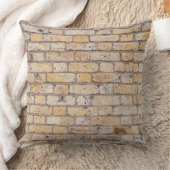 Vintages Gelbziegeldesign Kissen (Decke)