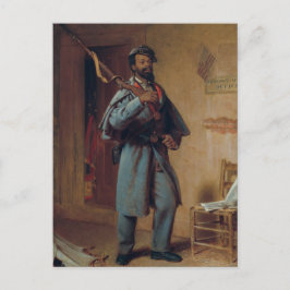 Vintages Gemälde, ein bisschen Kriegsgeschichte: D Postkarte