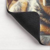 Vintages Gemälde für australische Rinder Mousepad (Ecke)