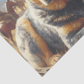 Vintages Gemälde für australische Rinder Seidenpapier (Ausschnitt)