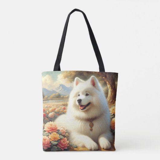 Vintages Gemälde Tasche (Rückseite)