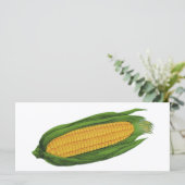 Vintages Gemüse; Gelber Mais auf dem Cob (Stehend Vorderseite)