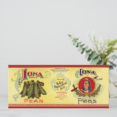 Vintages Gemüse kann Kunst kennzeichnen, Iona Bran (Stehend Vorderseite)