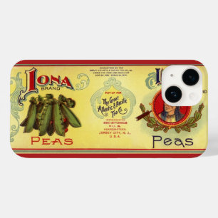 Vintages Gemüse kann Kunst kennzeichnen, Iona Bran Case-Mate iPhone Hülle