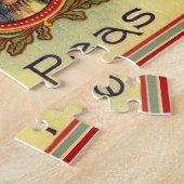 Vintages Gemüse kann Kunst kennzeichnen, Iona Bran Puzzle (Seite)