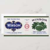 Vintages Gemüse kann Kunst, Winsom Peñas (Vorne/Hinten)