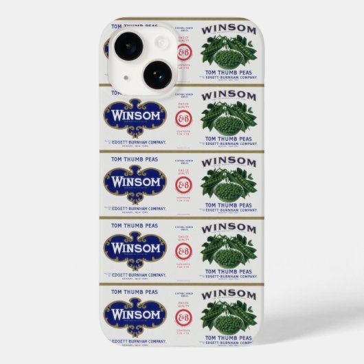 Vintages Gemüse kann Kunst, Winsom Peñas Case-Mate iPhone Hülle (Rückseite)