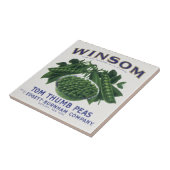 Vintages Gemüse kann Kunst, Winsom Peñas Fliese (Seite)