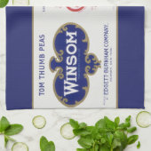 Vintages Gemüse kann Kunst, Winsom Peñas Handtuch (Gefaltet)