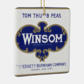 Vintages Gemüse kann Kunst, Winsom Peñas Keramikornament (Rechts)