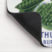 Vintages Gemüse kann Kunst, Winsom Peñas Mousepad (Ecke)