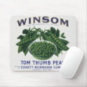 Vintages Gemüse kann Kunst, Winsom Peñas Mousepad (Mit Mouse)