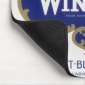 Vintages Gemüse kann Kunst, Winsom Peñas Mousepad (Ecke)