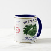Vintages Gemüse kann Kunst, Winsom Peñas Tasse (VorderseiteRechts)