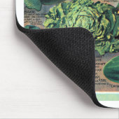 Vintages Gemüse Mousepad (Ecke)