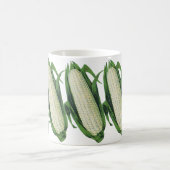 Vintages Gemüse Weißmais auf dem Cob Kaffeetasse (Mittel)