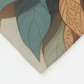 Vintages Gemustertes Stallhuhn Fleecedecke (Ecke)