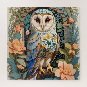 Vintages Gemustertes Stallhuhn Puzzle