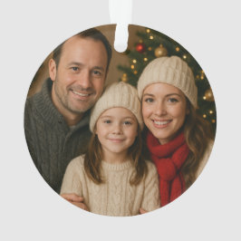 Vintages, gemütliches Weihnachtsgeschenk Foto Akro Ornament