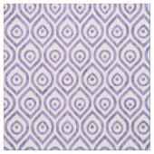 Vintages geometrisch blaues Ogee-Muster. Stoff (Muster)
