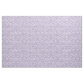 Vintages geometrisch blaues Ogee-Muster. Stoff (Fat Quarter (45,7 x 55,9 cm))