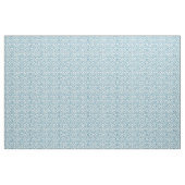 Vintages geometrisch blaues Ogee-Muster. Stoff (Yard (91,4 cm))