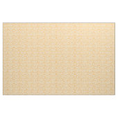 Vintages geometrisch gelbes Ogemuster Stoff (Yard (91,4 cm))