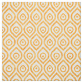 Vintages geometrisch gelbes Ogemuster Stoff (Muster)