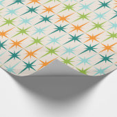 Vintages geometrisches geschenkpapier (Ecke)