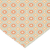 Vintages geometrisches Kreis-Muster Tischdecke (Schrägansicht)