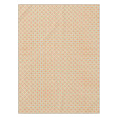 Vintages geometrisches Kreis-Muster Tischdecke (Vorderseite)