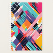 Vintages geometrisches Muster 2024 Planer (Vorderseite)