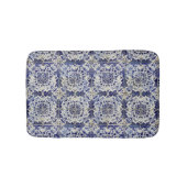 Vintages geometrisches Muster Badematte (Vorderseite)