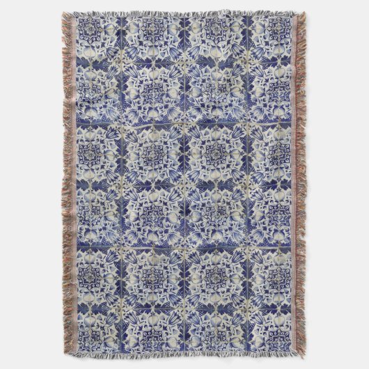 Vintages geometrisches Muster Decke (Vorderseite Vertikal)