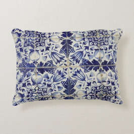 Vintages geometrisches Muster Dekokissen