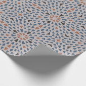 Vintages geometrisches Muster der 80er Geschenkpapier (Ecke)