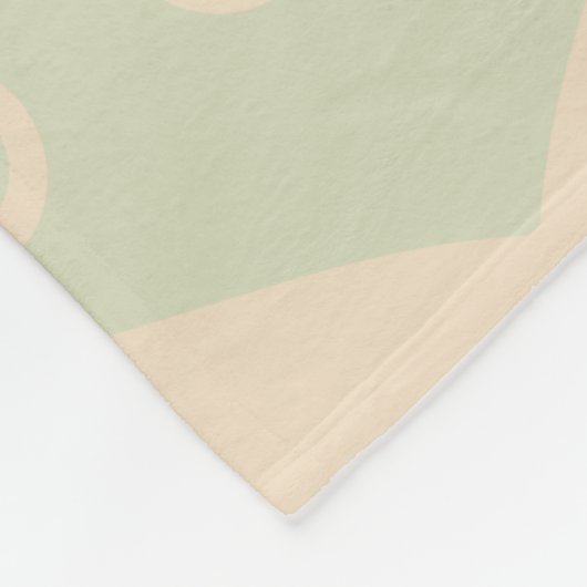 Vintages geometrisches Muster Fleecedecke (Ecke)