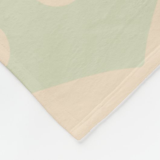 Vintages geometrisches Muster Fleecedecke (Ecke)