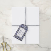 Vintages geometrisches Muster Geschenkanhänger (Mit Garn)