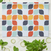 Vintages geometrisches Muster Geschirrtuch (Gefaltet)