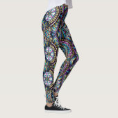Vintages geometrisches Muster Leggings (Rechts)