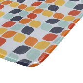 Vintages geometrisches Muster Schneidebrett (Ecke)