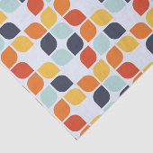 Vintages geometrisches Muster Seidenpapier (Ausschnitt)