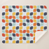 Vintages geometrisches Muster Sherpadecke (Vorderseite (Horizontal))