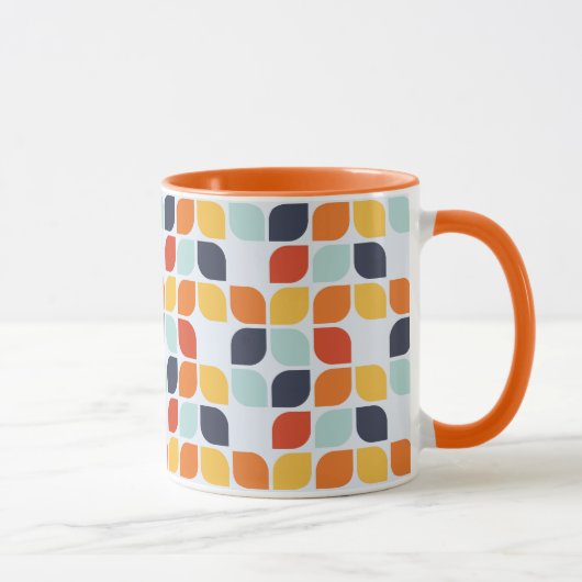 Vintages geometrisches Muster Tasse (Rechts)
