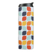 Vintages geometrisches Muster Thermosbecher (Nach links gedreht)