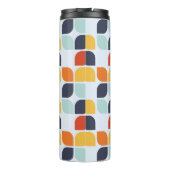 Vintages geometrisches Muster Thermosbecher (Rückseite)