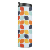 Vintages geometrisches Muster Thermosbecher (Nach rechts gedreht)